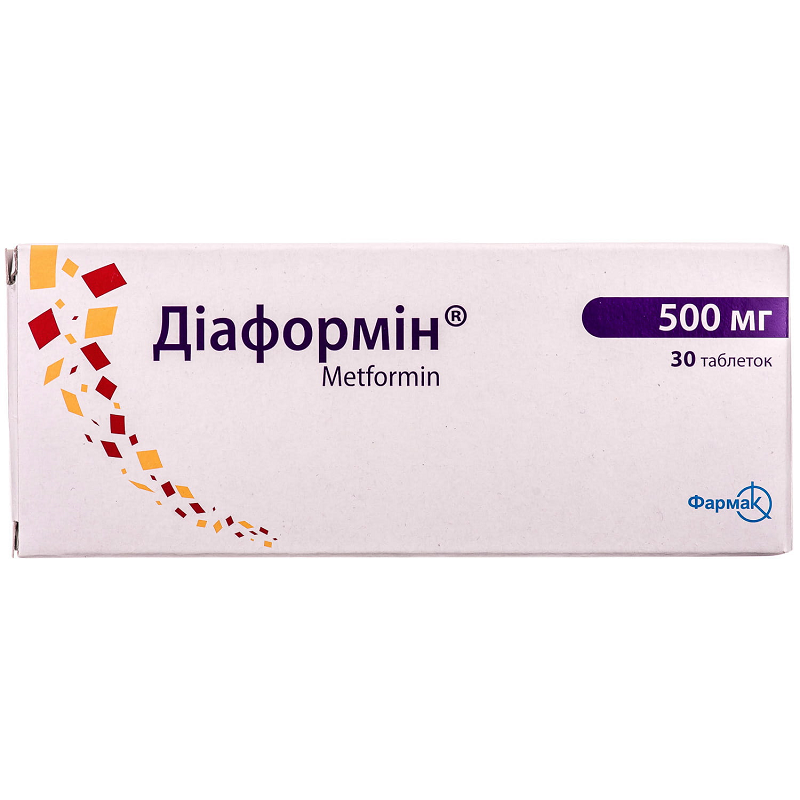 Діаформін табл. 500мг N30 (10х3)